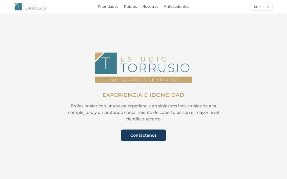 Screenshot of Estudio Torrusio
